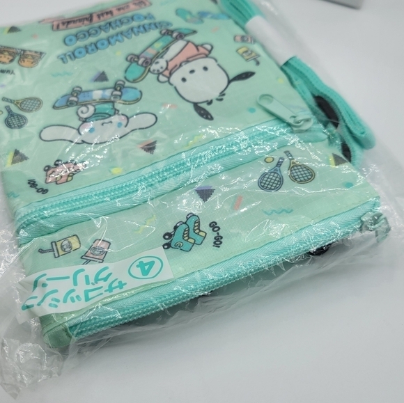 Sanrio Cinnamoroll Pochacco Green Crossbody bag - Picture 4 of 6